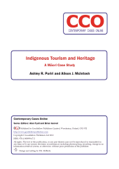 E-book, Indigenous Tourism and Heritage : A Māori Case Study, Goodfellow Publishers