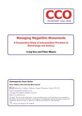 eBook, Managing Megalithic Monuments : A Comparative Study of Interpretation Provision at Stonehenge and Avebury, Goodfellow Publishers