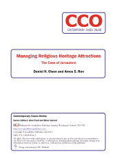 E-book, Managing Religious Heritage Attractions : The Case of Jerusalem, Goodfellow Publishers