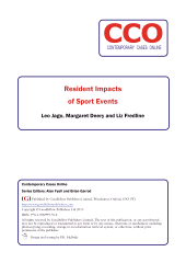 E-book, Resident Impacts of Sport Events, Goodfellow Publishers