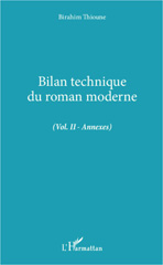 E-book, Bilan technique du roman moderne, vol 2: Annexes, L'Harmattan