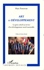 E-book, Art et développement : le geste créatif au service d'un développement social soutenable, L'Harmattan