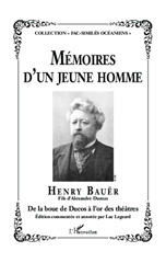 eBook, Mémoires d'un jeune homme, Bauër, Henry, 1851-1915, L'Harmattan
