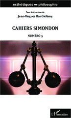 E-book, Cahiers Simondon : Numéro 5, Editions L'Harmattan