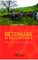 E-book, Dictionnaire de saint-privaçois : Parler Occitan de la Xaintrie Blanche, Editions L'Harmattan