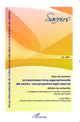 E-book, La transmission intra-organisationnelle des savoirs : une perspective anglo-saxonne, Editions L'Harmattan