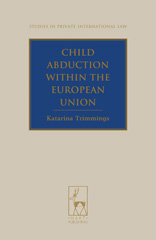 E-book, Child Abduction within the European Union, Hart Publishing