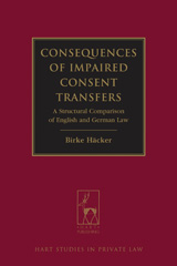 E-book, Consequences of Impaired Consent Transfers, Hart Publishing