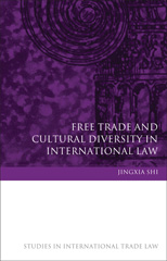 E-book, Free Trade and Cultural Diversity in International Law, Hart Publishing