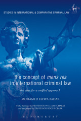 E-book, The Concept of Mens Rea in International Criminal Law, Hart Publishing