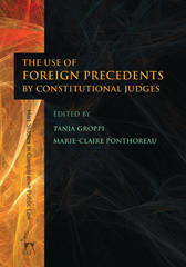 eBook, The Use of Foreign Precedents by Constitutional Judges, Hart Publishing