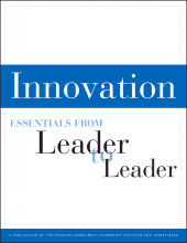 eBook, Innovation : Essentials from Leader to Leader, Jossey-Bass