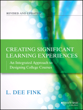 eBook, Creating Significant Learning Experiences : An Integrated Approach to Designing College Courses, Jossey-Bass