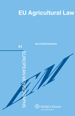 E-book, EU Agricultural Law, Danielsen, Jens Hartig, Kluwer Law International