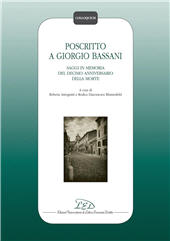 E-book, Poscritto a Giorgio Bassani : saggi in memoria del decimo anniversario della morte, LED