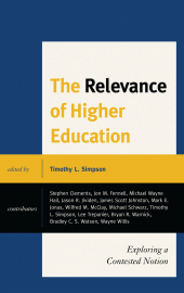 E-book, The Relevance of Higher Education : Exploring a Contested Notion, Lexington Books