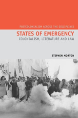 E-book, States of Emergency : Colonialism, Literature and Law, Liverpool University Press