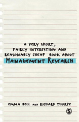 E-book, A Very Short, Fairly Interesting and Reasonably Cheap Book about Management Research, SAGE Publications Ltd