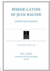 E-book, Poesie latine di Jean Racine, Fabrizio Serra