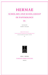 E-book, Hermae : scholars and scholarship in papyrology III, Fabrizio Serra