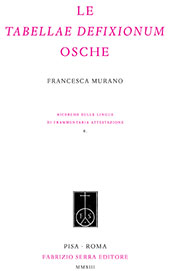 E-book, Le tabellae defixionum osche, Fabrizio Serra