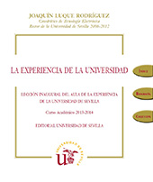 E-book, La experiencia de la universidad : lección inaugural del aula de la experiencia de la Universidad de Sevilla : curso académcio 2013-2014, Universidad de Sevilla