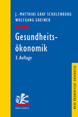 E-book, Gesundheitsökonomik, Schulenburg, J.-Matthias Graf von der., Mohr Siebeck