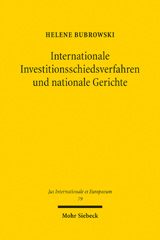 E-book, Internationale Investitionsschiedsverfahren und nationale Gerichte, Bubrowski, Helene, Mohr Siebeck