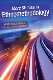 E-book, More Studies in Ethnomethodology, SUNY Press - State University of New York Press