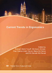 E-book, Current Trends in Ergonomics, Trans Tech Publications Ltd