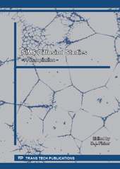 E-book, SIMS Diffusion Studies, Trans Tech Publications Ltd