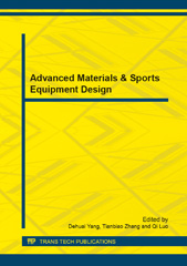 E-book, Advanced Materials & Sports Equipment Design, Trans Tech Publications Ltd