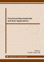 E-book, Functional Nanomaterials and their Applications, Trans Tech Publications Ltd