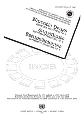 eBook, Narcotic Drugs/Stupéfiants/Estupefacientes : Estimated World Requirements for 2010 - Quarterly Supplement No.1/Supplément Trimestriel No. 1/Suplemento Trimestral No. 1, United Nations Publications