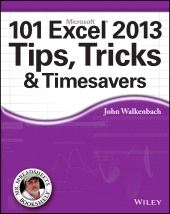 E-book, 101 Excel 2013 Tips, Tricks and Timesavers, Wiley