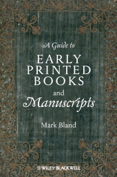 eBook, A Guide to Early Printed Books and Manuscripts, Wiley