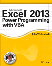 E-book, Excel 2013 Power Programming with VBA, Wiley