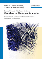 eBook, Frontiers in Electronic Materials : Correlation Effects, Spintronics, and Memristive Phenomena - Fundamentals and Application, Wiley