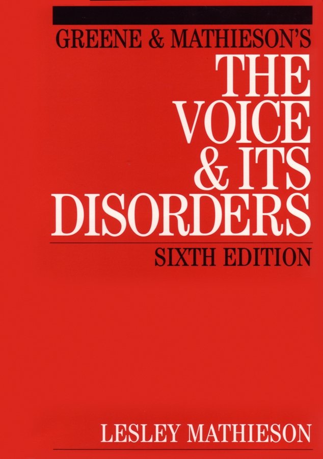 E-book, Greene and Mathieson's the Voice and its Disorders, John Wiley & Sons