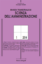 Fascículo, Rivista trimestrale di scienza della amministrazione : 1, 2014, Franco Angeli