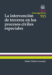 E-book, La intervención de terceros en los procesos civiles especiales, Tirant lo Blanch