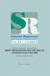 Articolo, The role of the Smart Specialisation agenda in a reformed EU Cohesion Policy, Franco Angeli