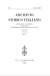 Fascicolo, Archivio storico italiano : 639, 1, 2014, L.S. Olschki