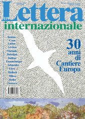 Article, Il sogno d'Europa, Lettera Internazionale