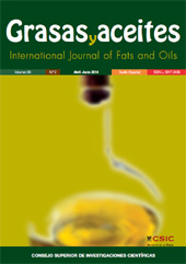 Fascicolo, Grasas y aceites : 65, 2, 2014, CSIC, Consejo Superior de Investigaciones Científicas