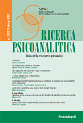 Artículo, Daniel Stern : ricerca e psicoanalisi, spunti per un ripensamento critico, Franco Angeli