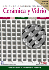 Issue, Boletin de la sociedad española de cerámica y vidrio : 53, 2, 2014, CSIC, Consejo Superior de Investigaciones Científicas