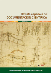 Fascículo, Revista española de documentación científica : 37, 2, 2014, CSIC, Consejo Superior de Investigaciones Científicas