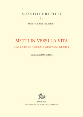Chapter, Il ritratto che qui vedete… : su Giovanni Giudici e Umberto Saba, Edizioni di storia e letteratura