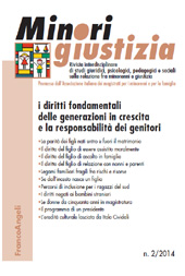 Article, Lo stato di figlio : l'eguaglianza dei figli nati nel matrimonio e fuori dal matrimonio, Franco Angeli